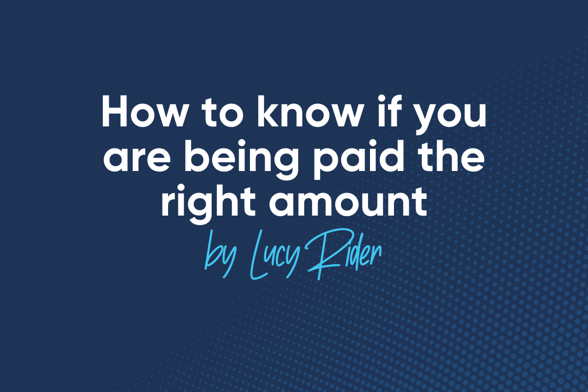 How to know if you are being paid the right amount